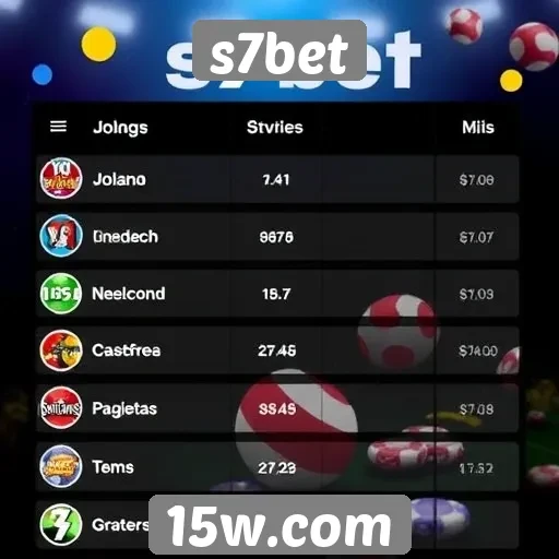 Comparativo entre jogos oferecidos por s7bet